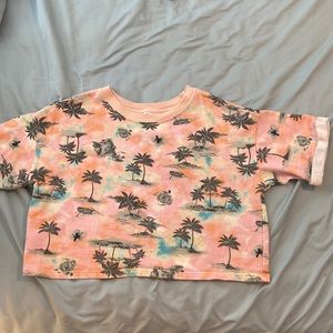 “beach fleece” crop top